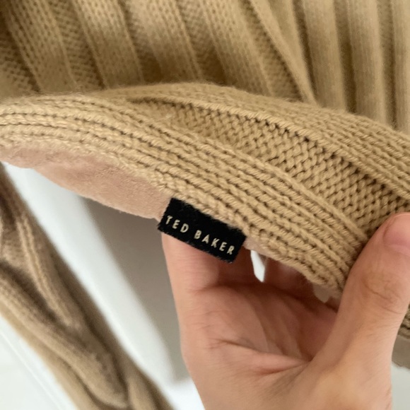 Ted Baker Wool-blend knit brown sweater - Picture 9 of 11